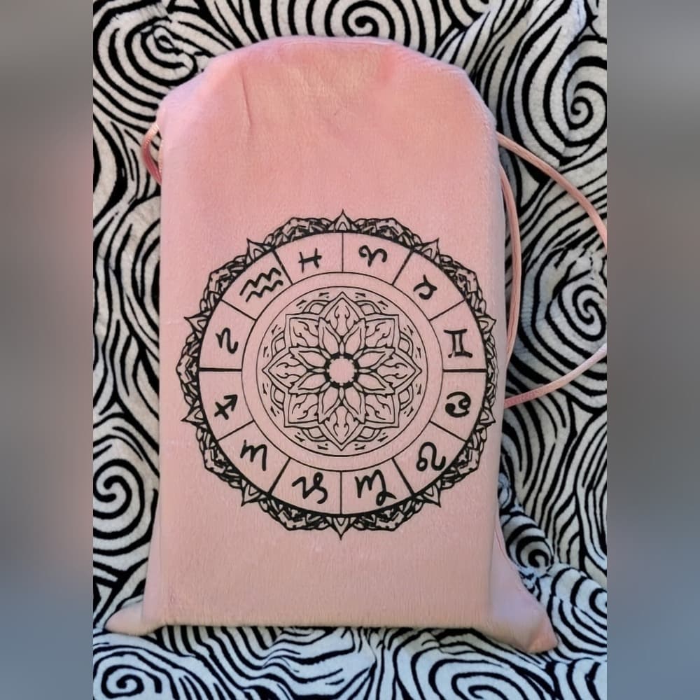 Tarot Card's With Meanings On Them NWT Comes In A Pink Velvet Bag - Image 1