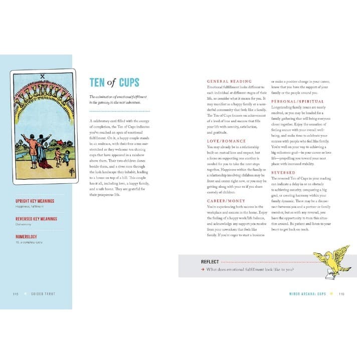 Guided Tarot: A Beginner's Guide to Card Meanings, & Rider Waite tarot card deck - Thumbnail 7