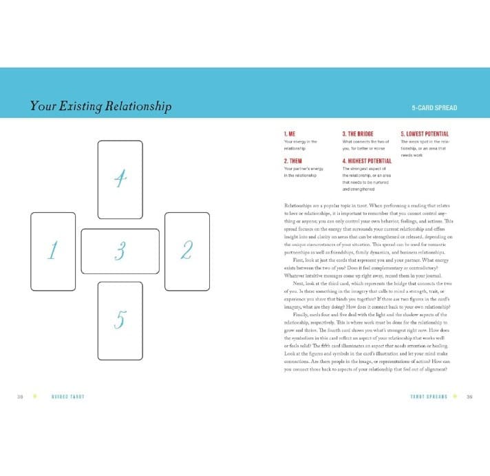 Guided Tarot: A Beginner's Guide to Card Meanings, & Rider Waite tarot card deck - Thumbnail 5