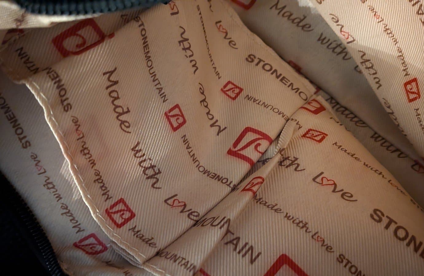 Stone mountain USA bonded leather flower purse / crossbody - Thumbnail 9