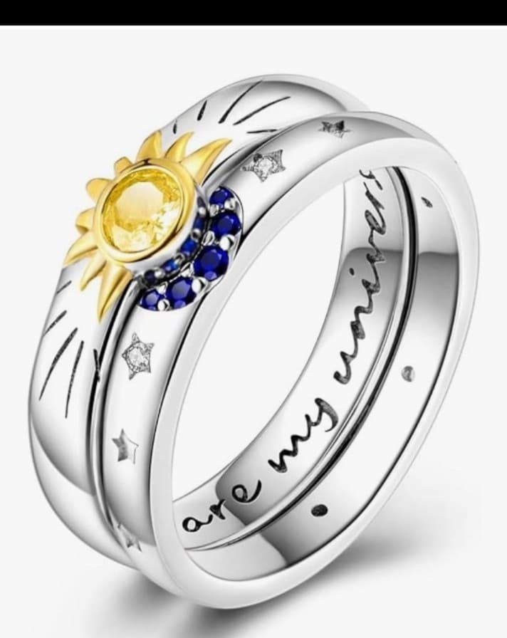Sterling silver" you are my universe" Kay Jewelers ring - Image 1