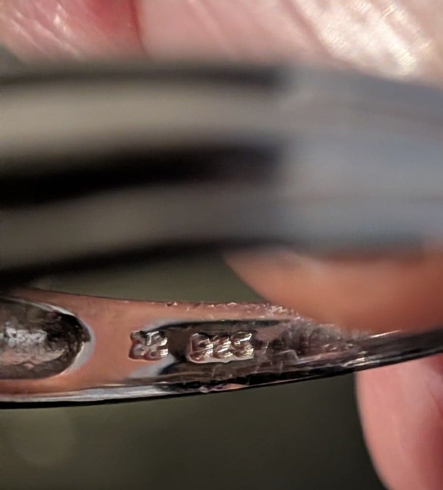 Rare Retired Xavier Absolute 11mm Chocolate Pearl Ring Sterling Silver Size 8.5 - Thumbnail 4