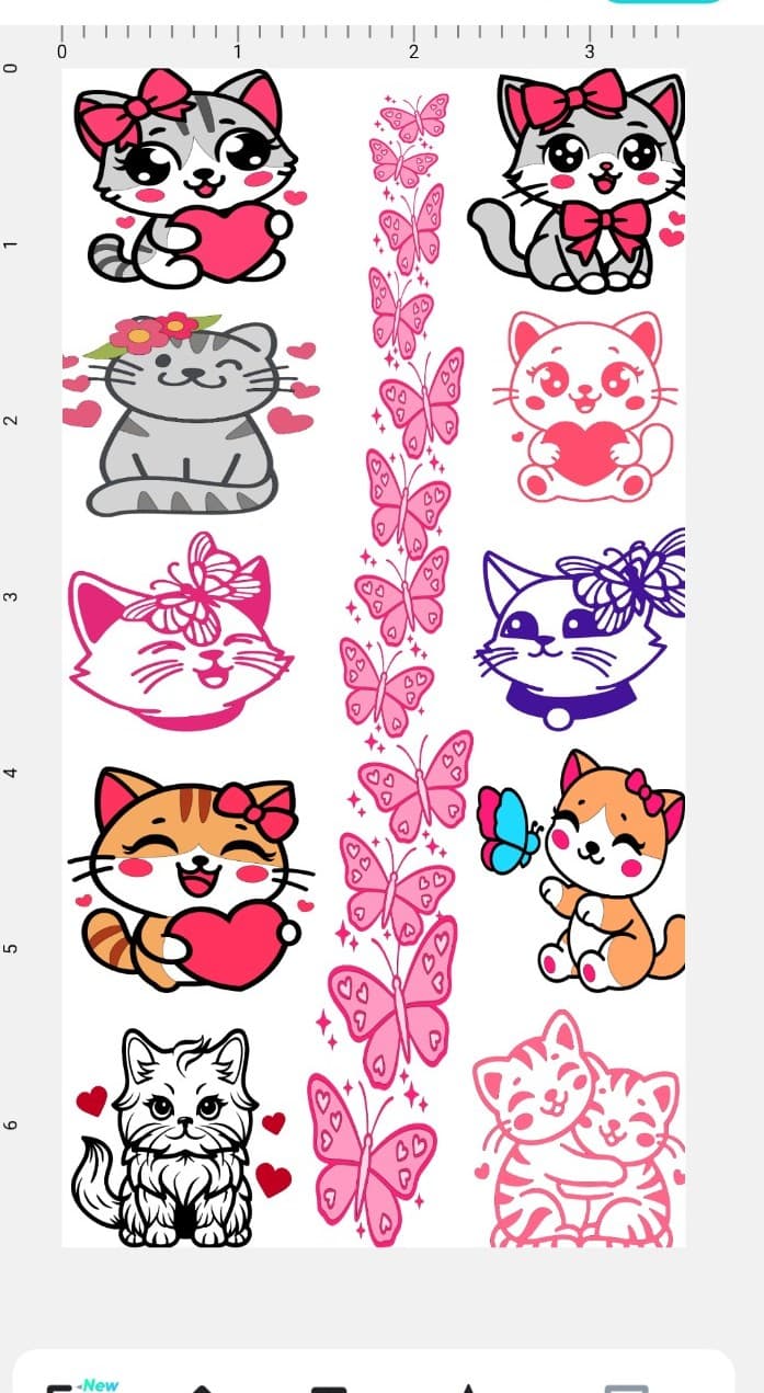 2 sheets of The cutest cats stickers - Thumbnail 4