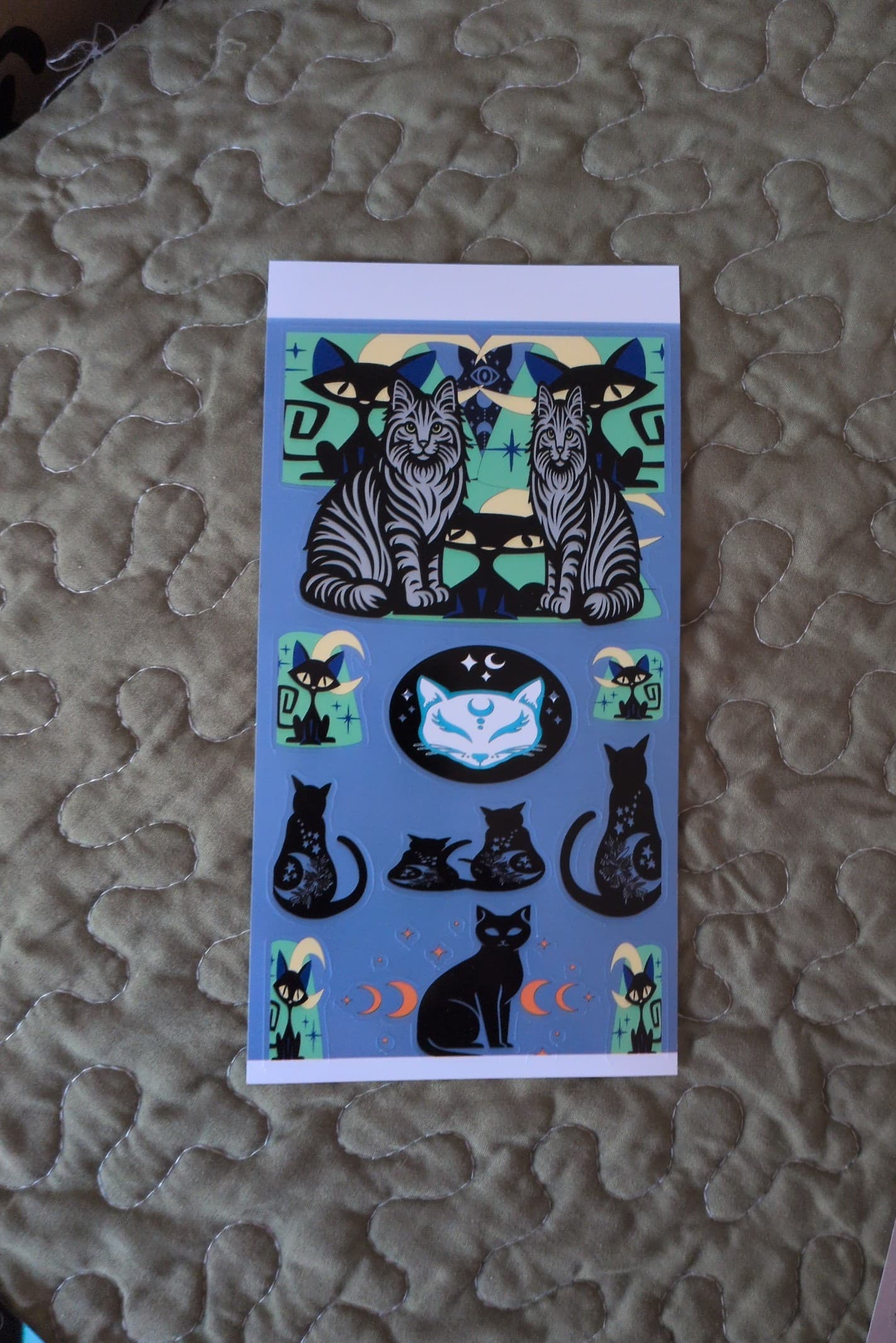 Celestial cat stickers 2 sheets!! - Thumbnail 2