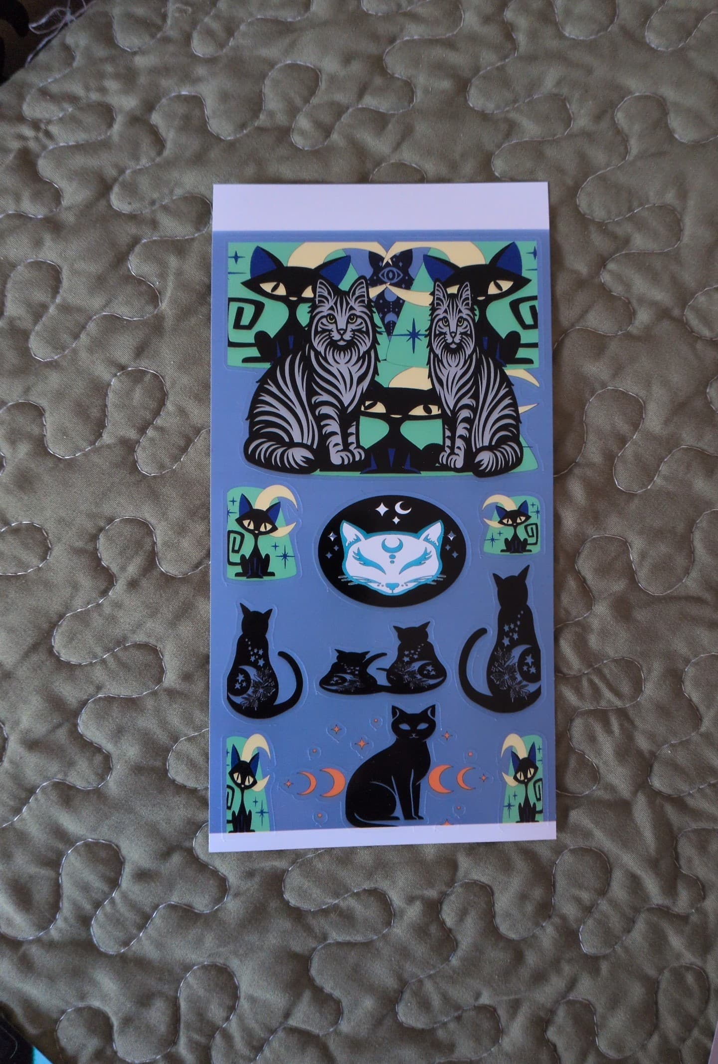 Celestial cat stickers 2 sheets!! - Thumbnail 3