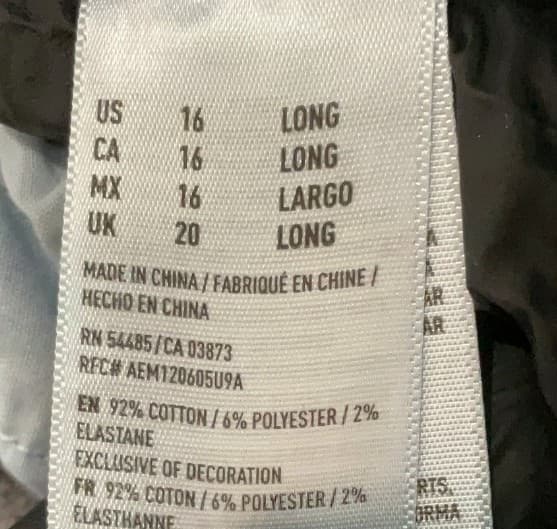 American eagle outfitters SUPER STRETCH distressed jeans size 16 Long like new - Thumbnail 5