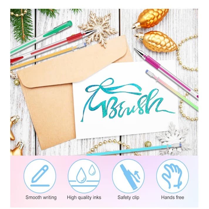 160 pack Gel Pens 4 Adult Coloring Book, 80 Colors Gel Pens Colored w/ 80 Refill - Thumbnail 9