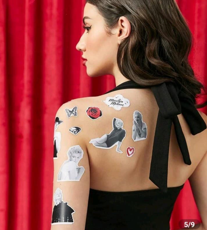 Marilyn Monroe 10 pack of stickers 30 STICKERS ALTOGETHER! READ DESCRIPTION! - Thumbnail 5