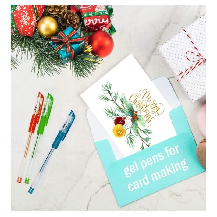 Art Gel Pens for Adult Coloring Books, 30 Colors Fine Point Gel Marker Pen - Thumbnail 2