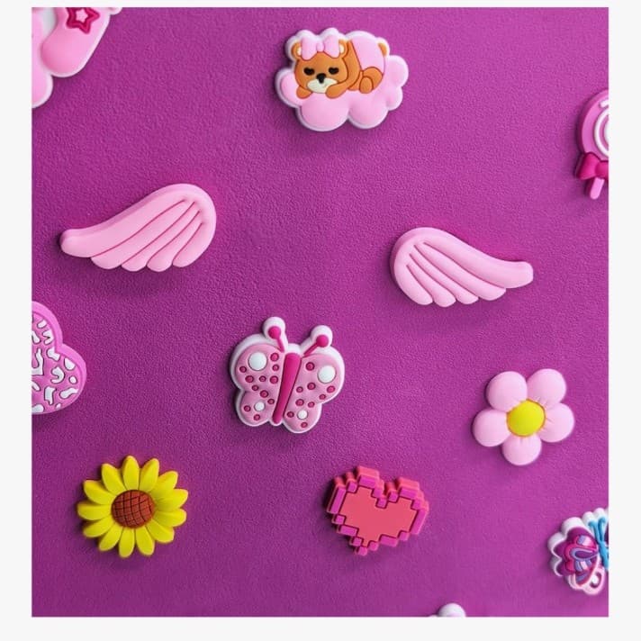 PVC Cartoon Charms, 100 Pcs, No Duplicates, Snap-Fit DIY Ornament Shoe Access. - Thumbnail 4
