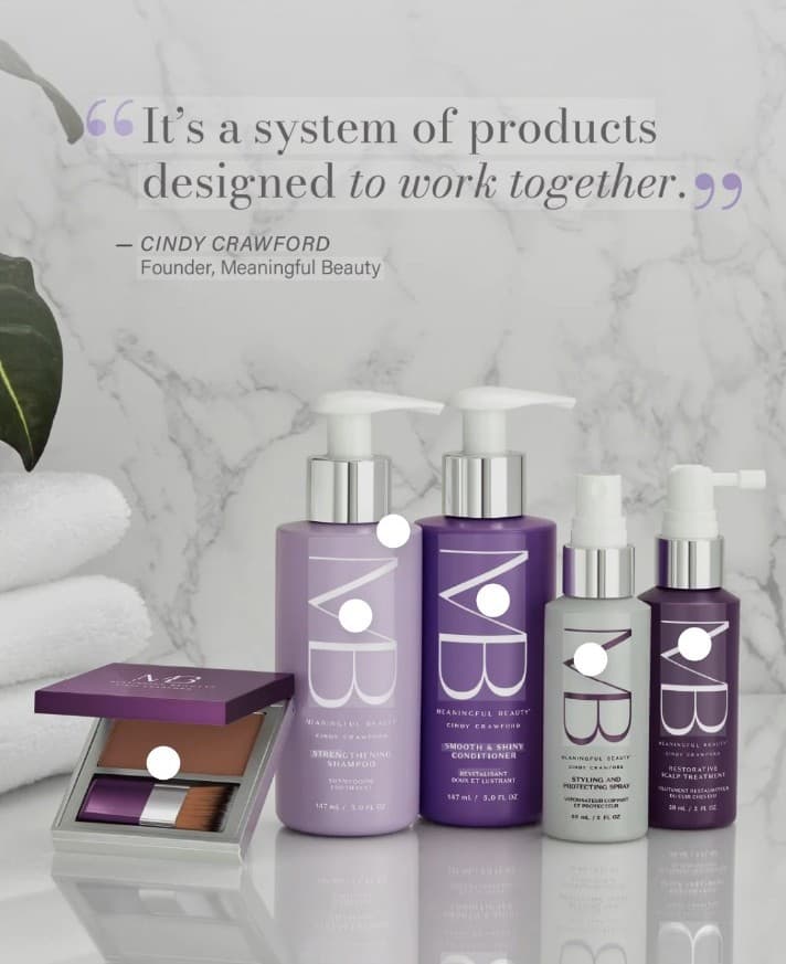 Meaningful Beauty 4-Piece Deluxe Age-Proof Haircare System travel size - Thumbnail 7