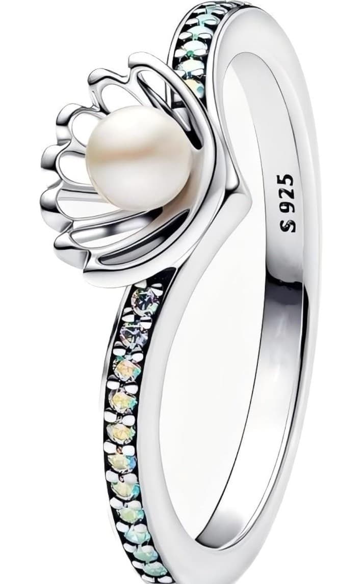 Princess Ariel Shell Pearl Ring number 7 compared to Pandora - Thumbnail 2