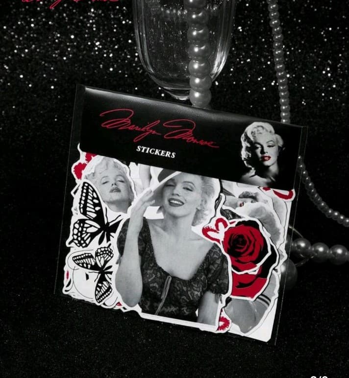 Marilyn Monroe 10 pack of stickers 30 STICKERS ALTOGETHER! READ DESCRIPTION! - Thumbnail 2