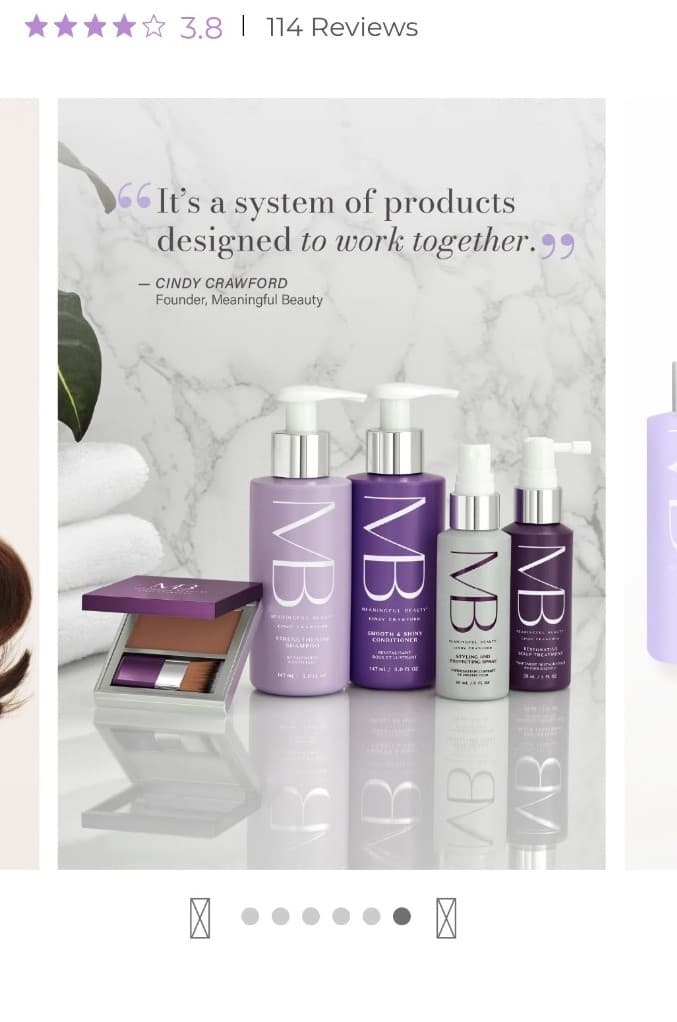 Meaningful Beauty 4-Piece Deluxe Age-Proof Haircare System travel size - Thumbnail 6