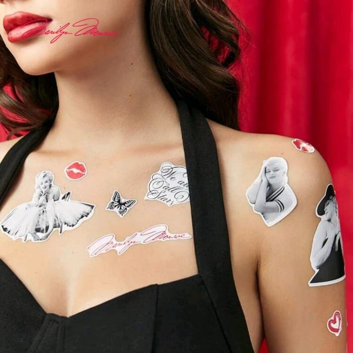 Marilyn Monroe 10 pack of stickers 30 STICKERS ALTOGETHER! READ DESCRIPTION! - Thumbnail 7