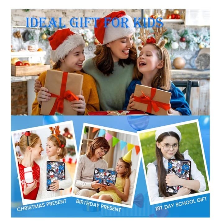 100 Art Supplies Drawing Kit Pro Drawing Supplies Set has 3-Color Sketchbook - Thumbnail 3