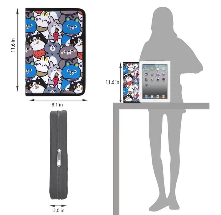 100 Art Supplies Drawing Kit Pro Drawing Supplies Set has 3-Color Sketchbook - Thumbnail 9