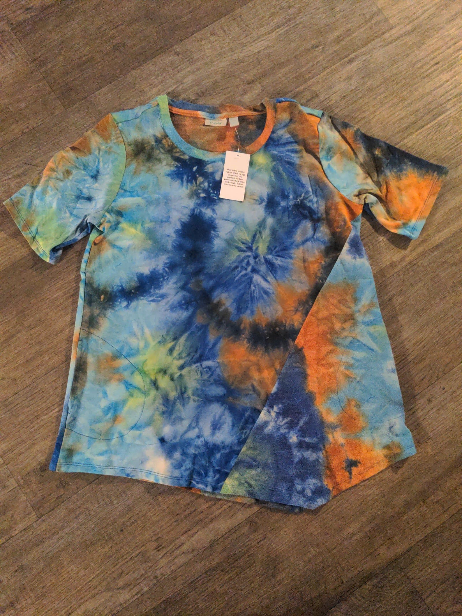 LOGO LOUNGE TYE DYE SHIRT SIZE MEDIUM - Thumbnail 4