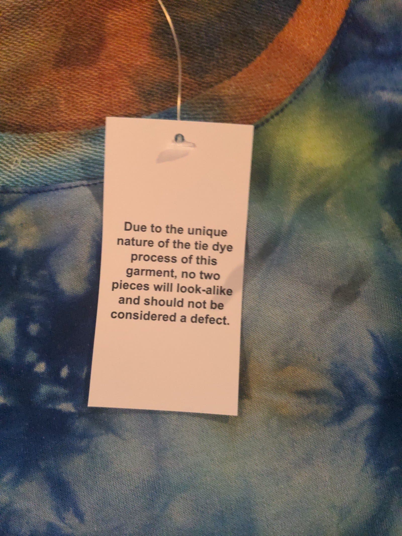 LOGO LOUNGE TYE DYE SHIRT SIZE MEDIUM - Thumbnail 5