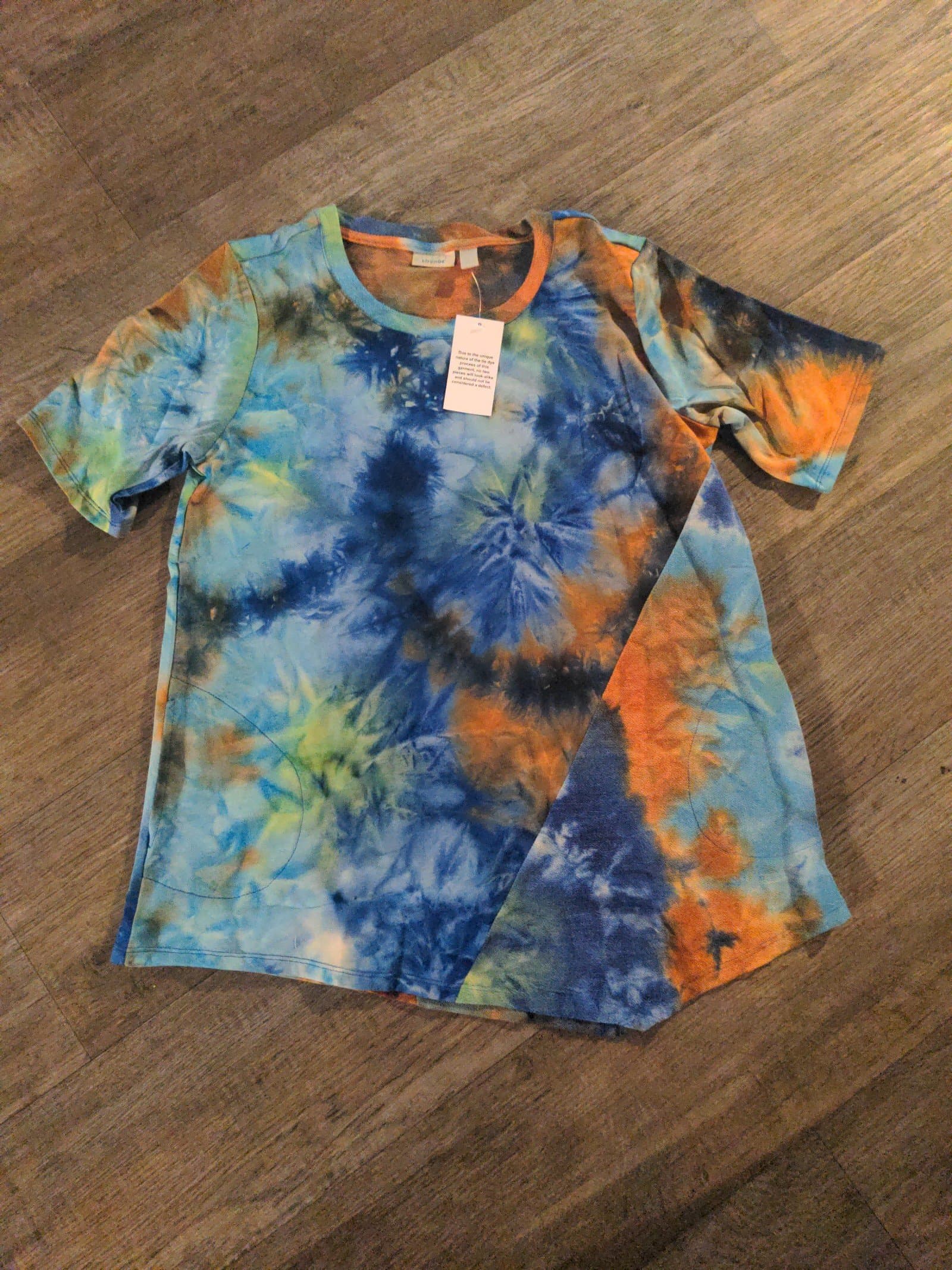 LOGO LOUNGE TYE DYE SHIRT SIZE MEDIUM - Image 1