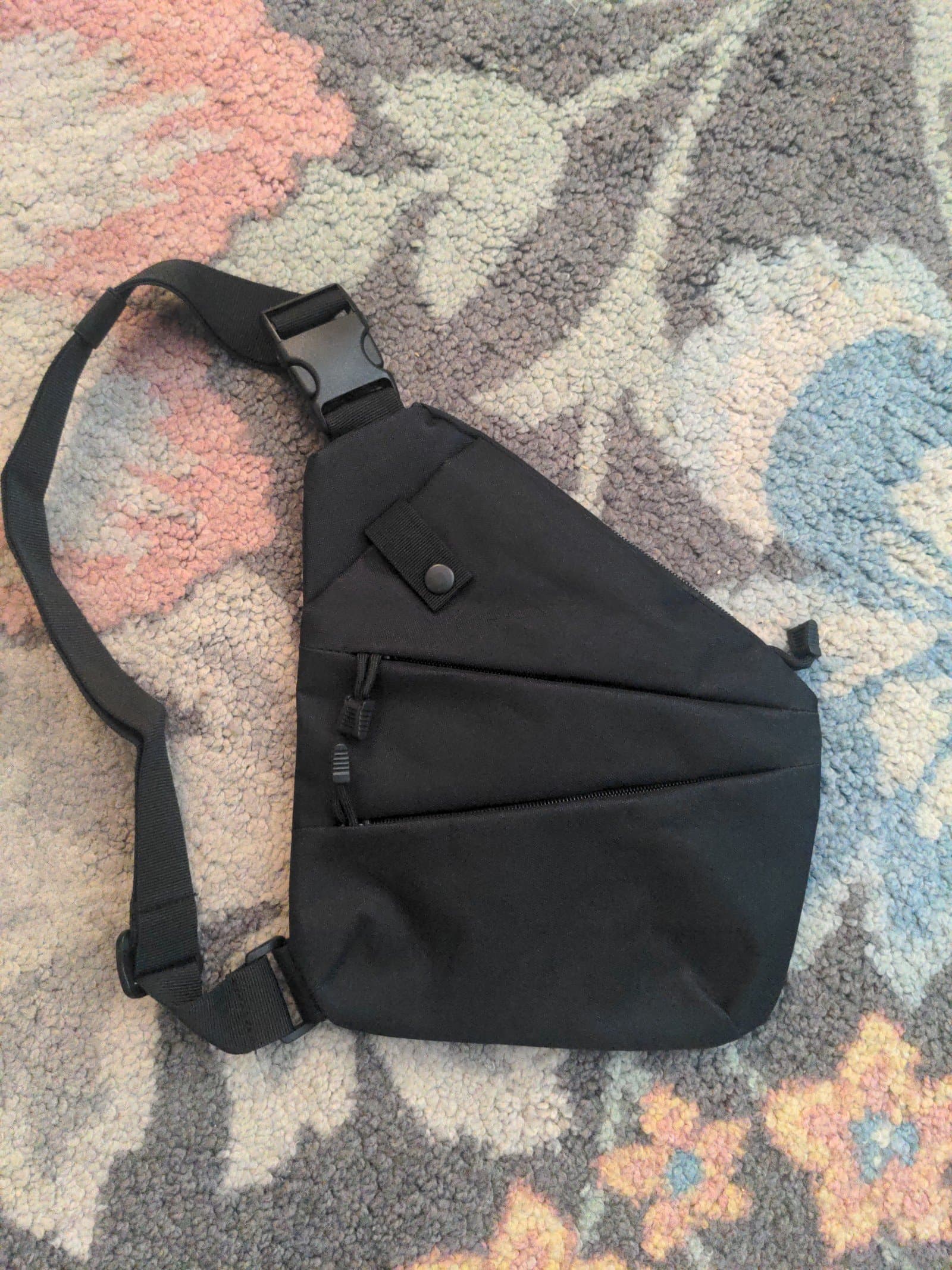 GUSTAVE® Sling Bag for Men with Adjustable Strap, Stylish Waterproof Cross Body - Thumbnail 3