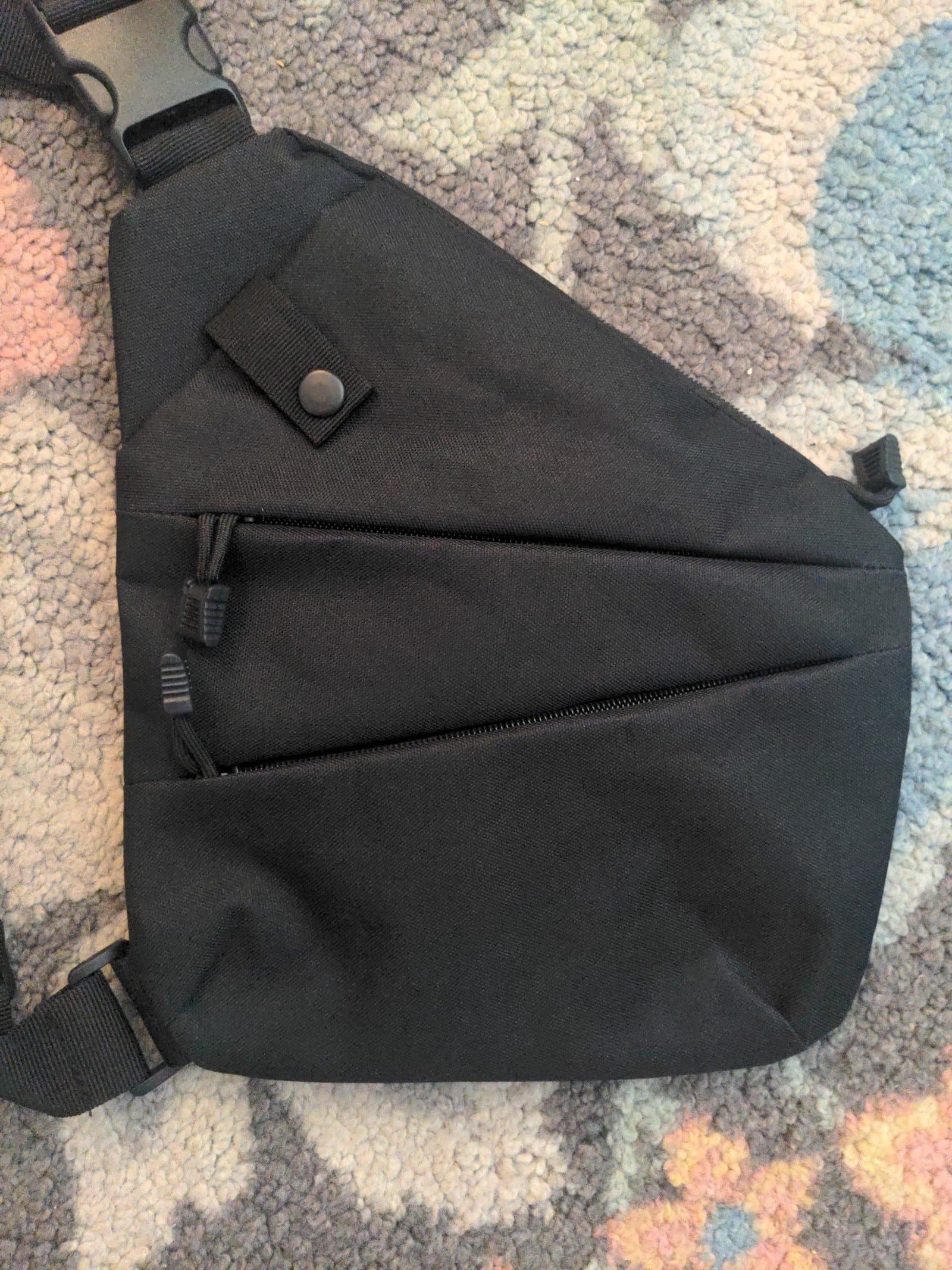 GUSTAVE® Sling Bag for Men with Adjustable Strap, Stylish Waterproof Cross Body - Thumbnail 4