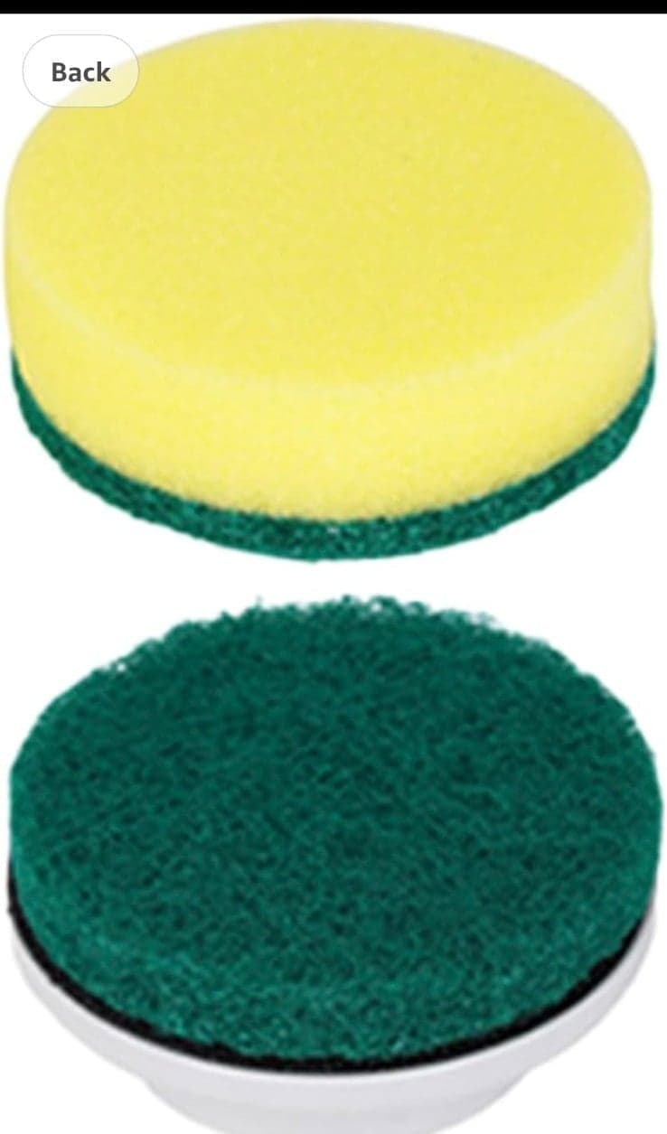 Sponge Brush Heads (6 Units synoshi Electric Spin Scrubber | Designed4Cleaning - Thumbnail 5