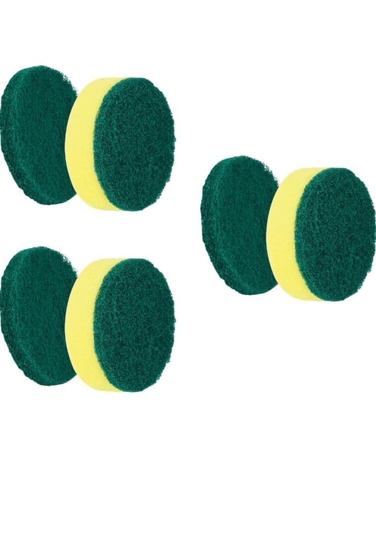 Sponge Brush Heads (6 Units synoshi Electric Spin Scrubber | Designed4Cleaning - Image 1