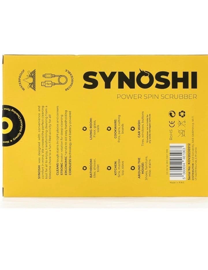 Electric Spin Scrubber, Power Cleaning Brush with 3 Replaceable Heads, Cordless - Thumbnail 11