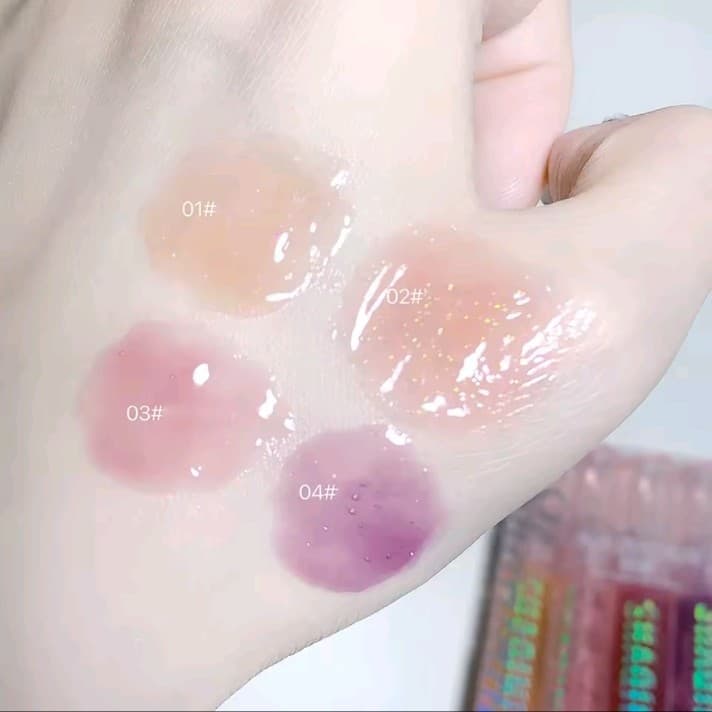 Vibrant Pinks Lipgloss Collection High-Shine Makeup - Thumbnail 7