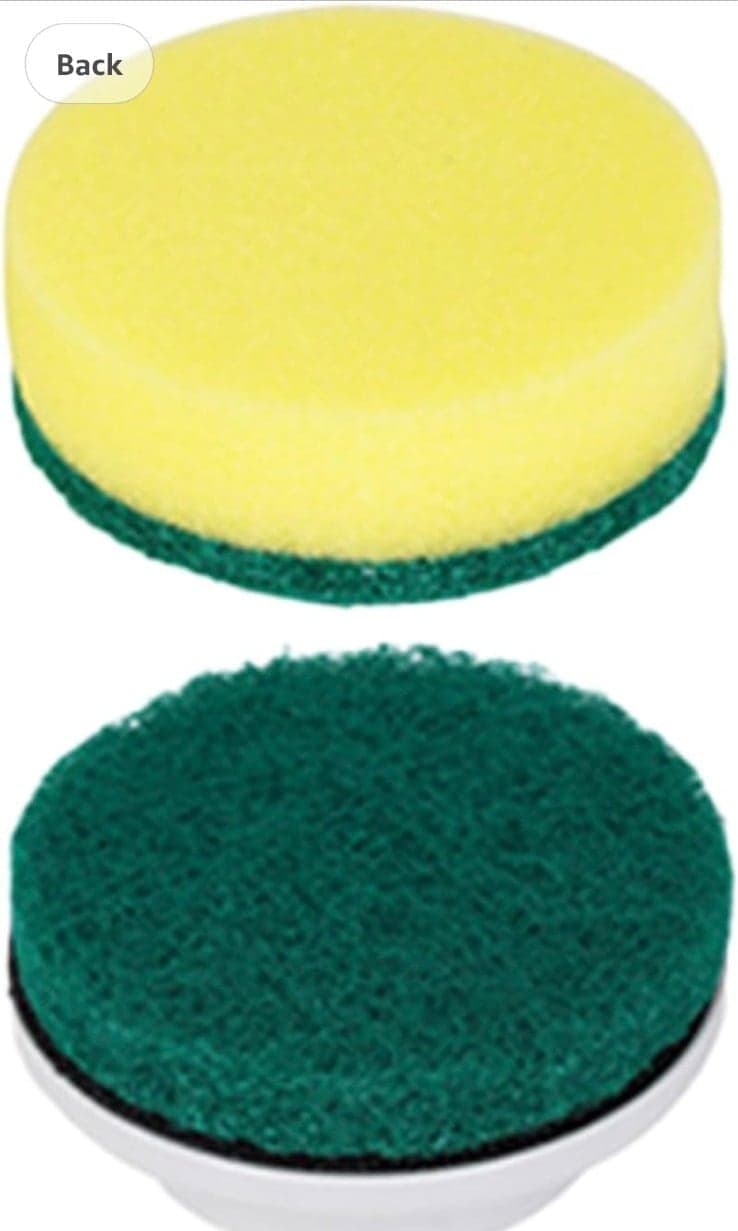 Sponge Brush Heads (6 Units synoshi Electric Spin Scrubber | Designed4Cleaning - Thumbnail 6