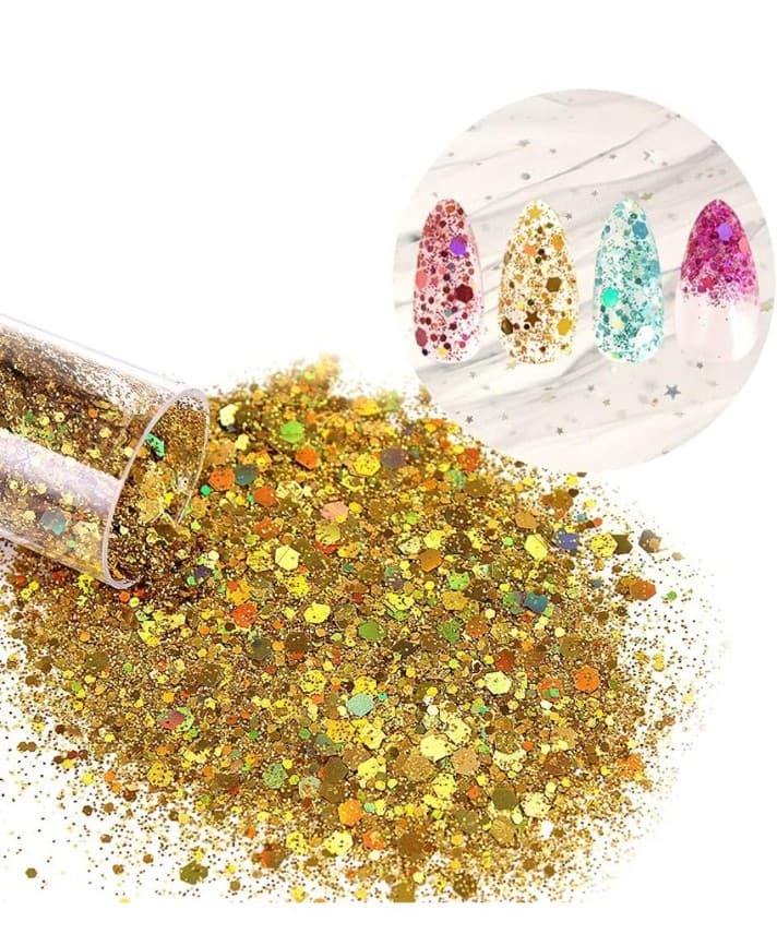 Nail art glitter 10 colors - Thumbnail 3