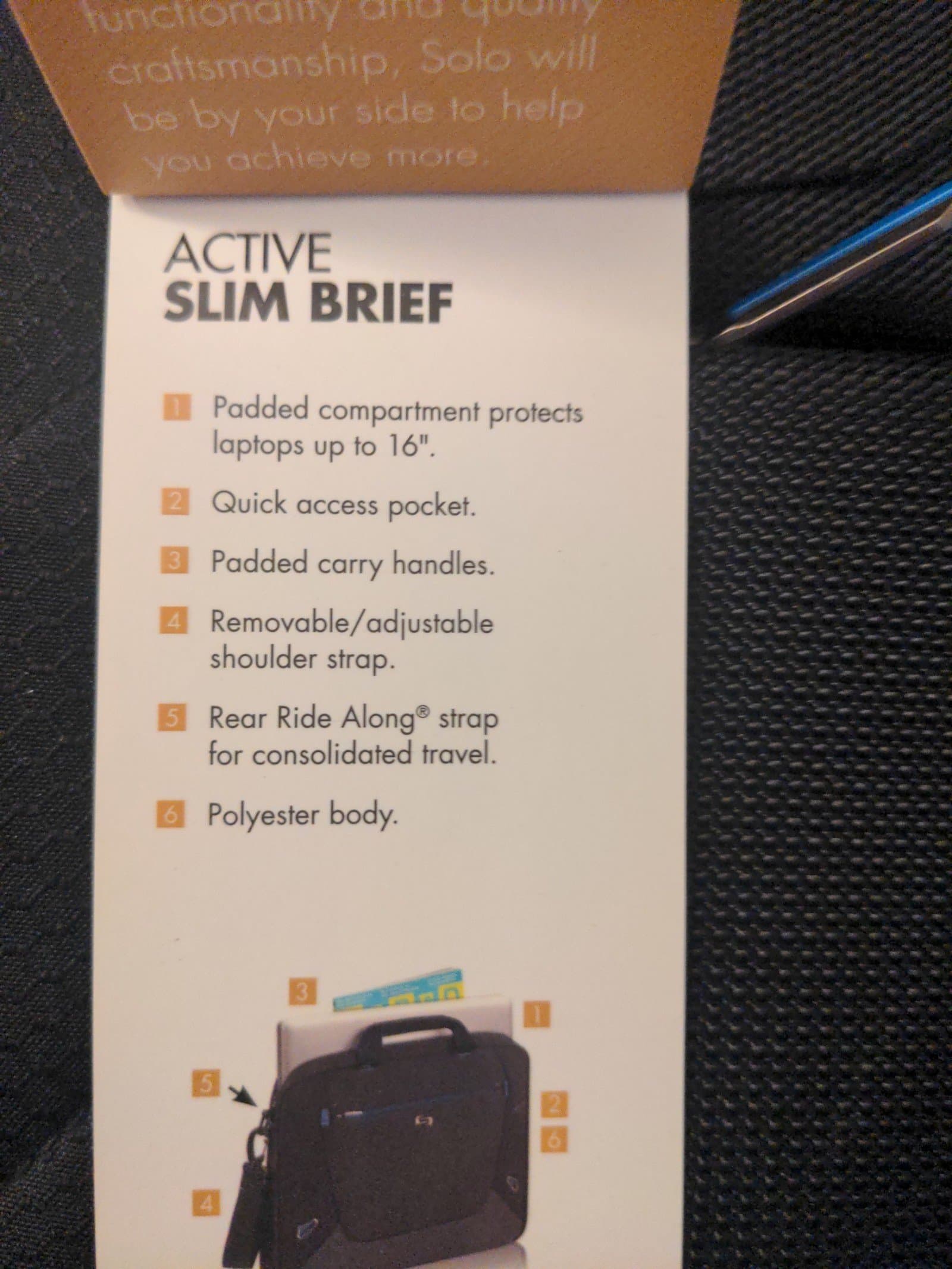 Solo active brief protects laptops up to 16" brand new - Thumbnail 10