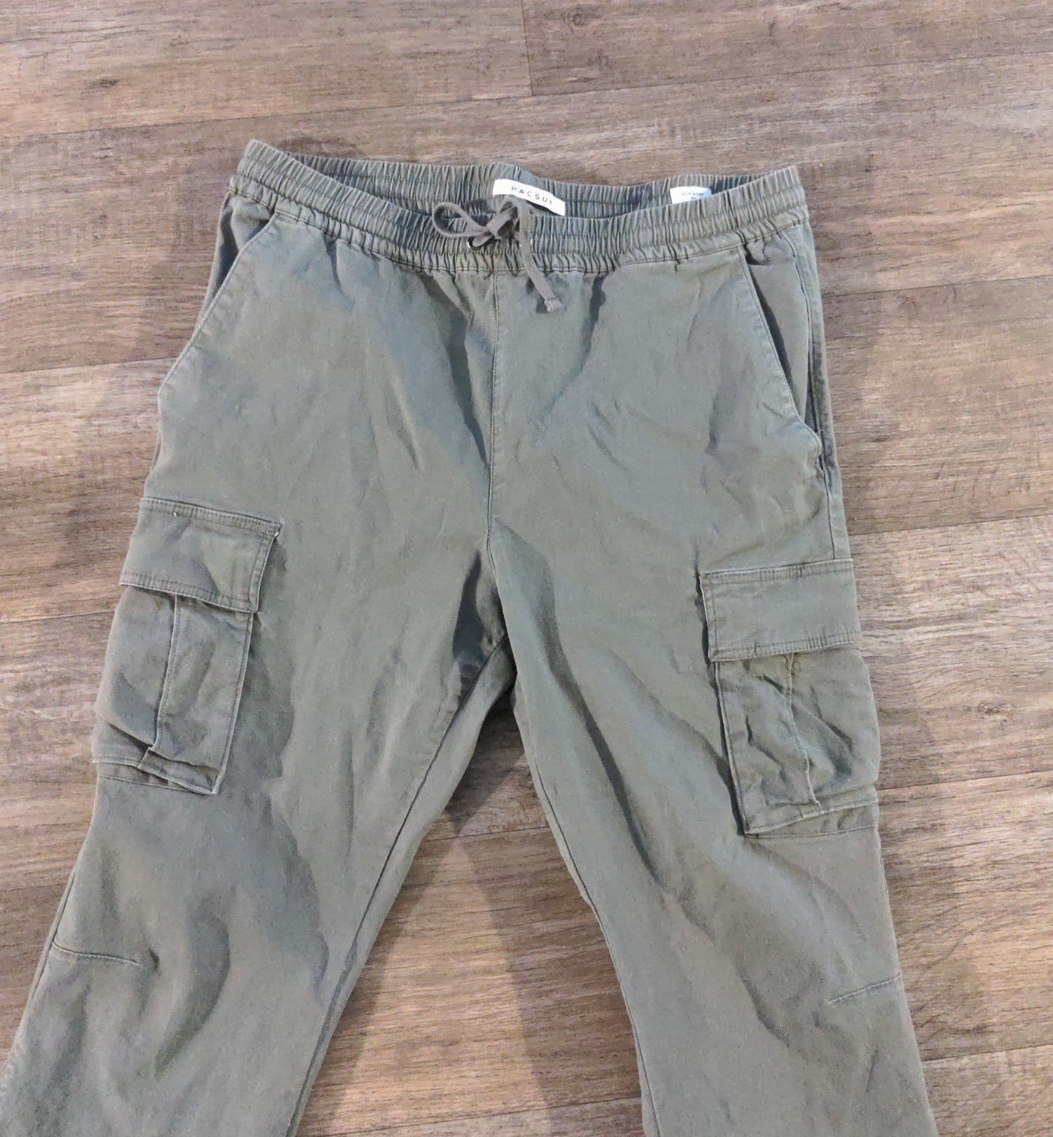 Pacsun slimboot XL army green cargo pants - Thumbnail 3