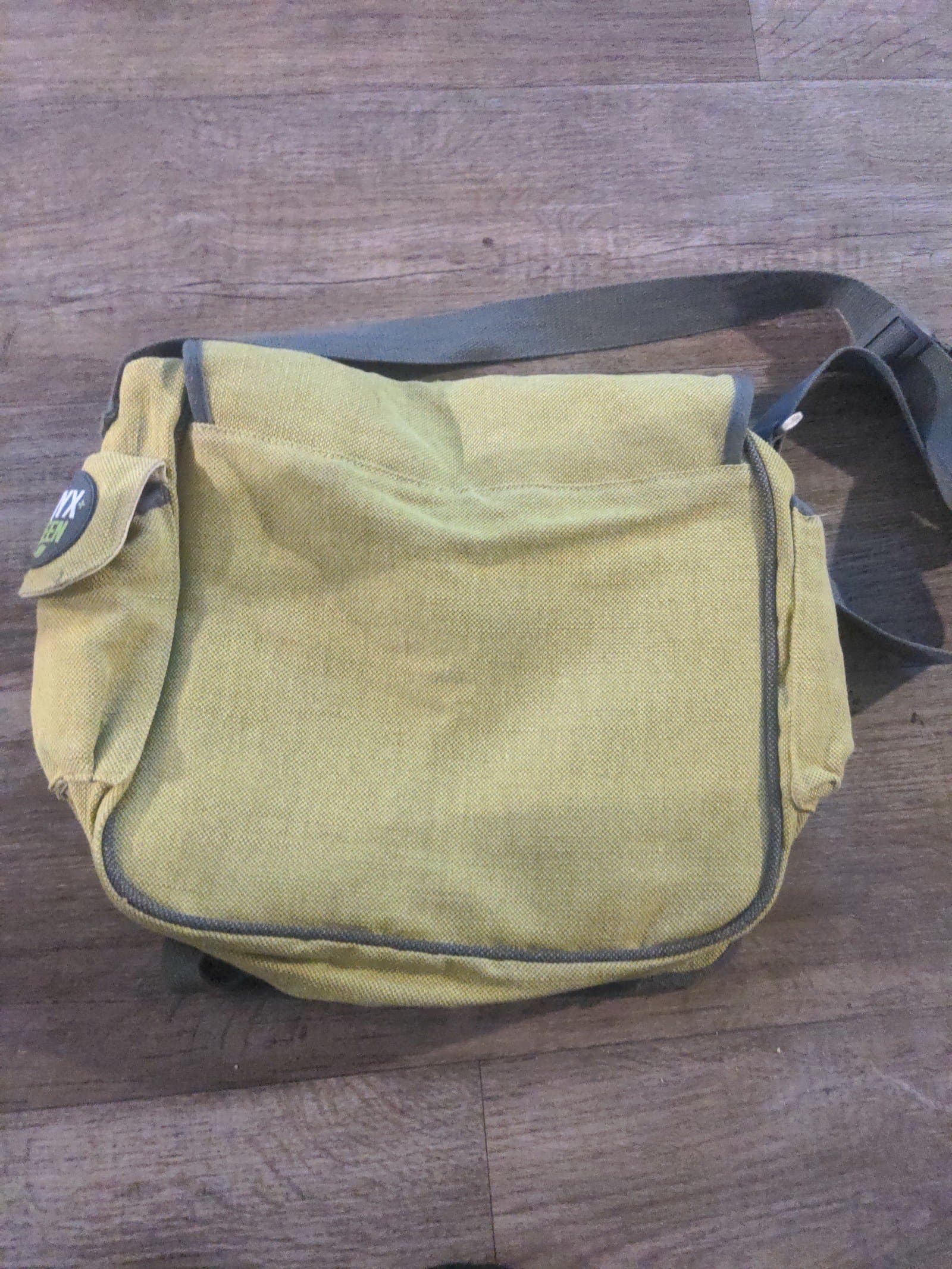 Onyx green tote bag with clips - Thumbnail 4