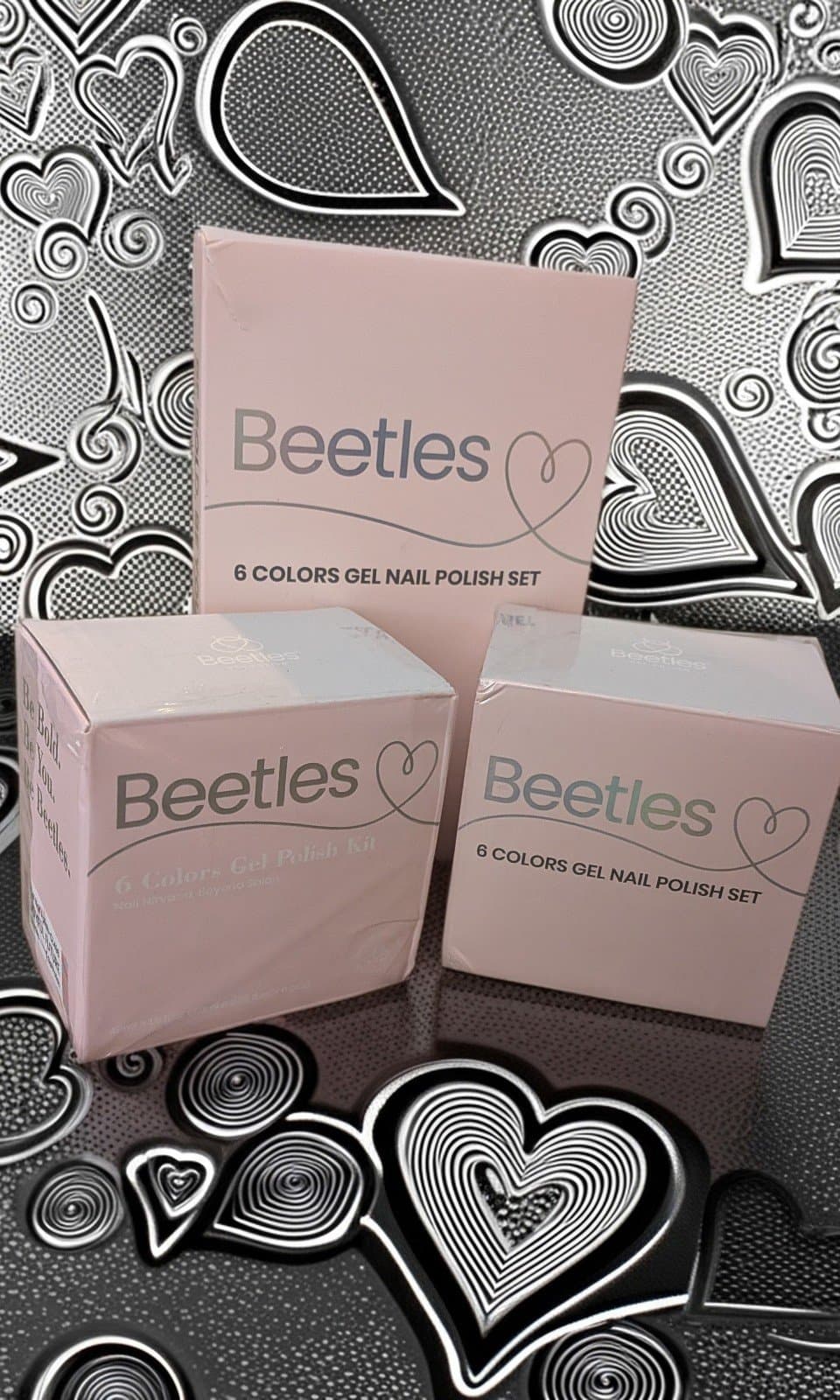 3 six packs UV vibrant nail polish "joyful future" "chasing waves ""jellygels3" - Image 1