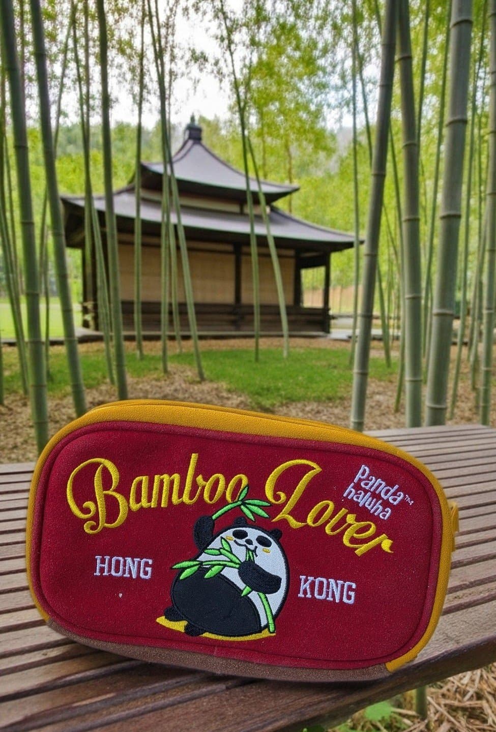 Bamboo Lover Mini Bag - Red and Yellow - Image 1