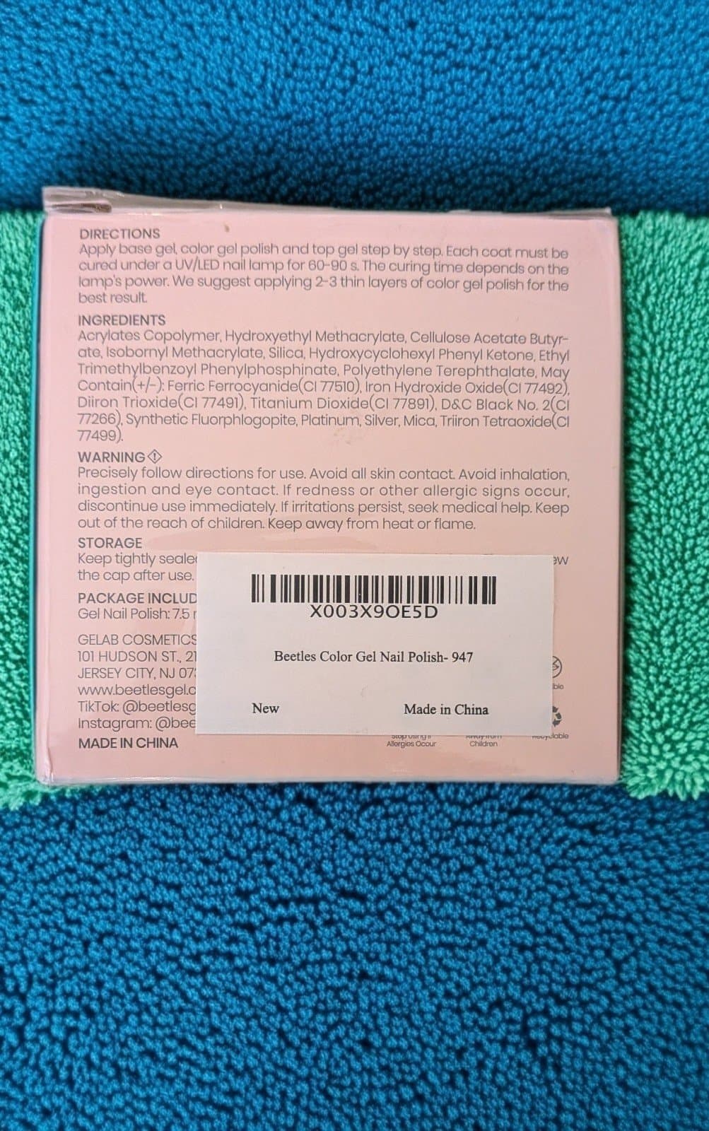 3 six packs UV vibrant nail polish "joyful future" "chasing waves ""jellygels3" - Thumbnail 7