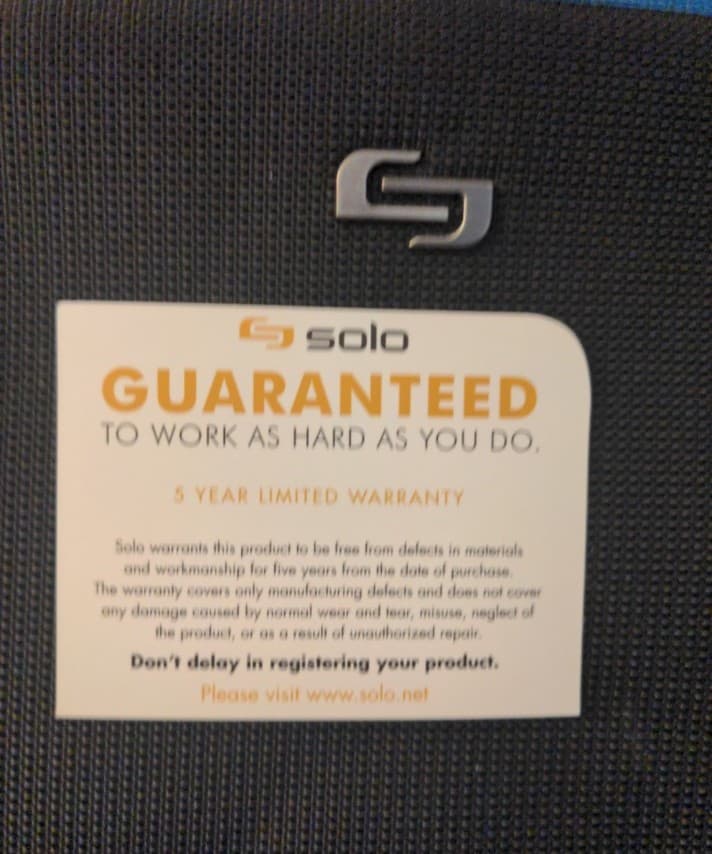 Solo active brief protects laptops up to 16" brand new - Thumbnail 6