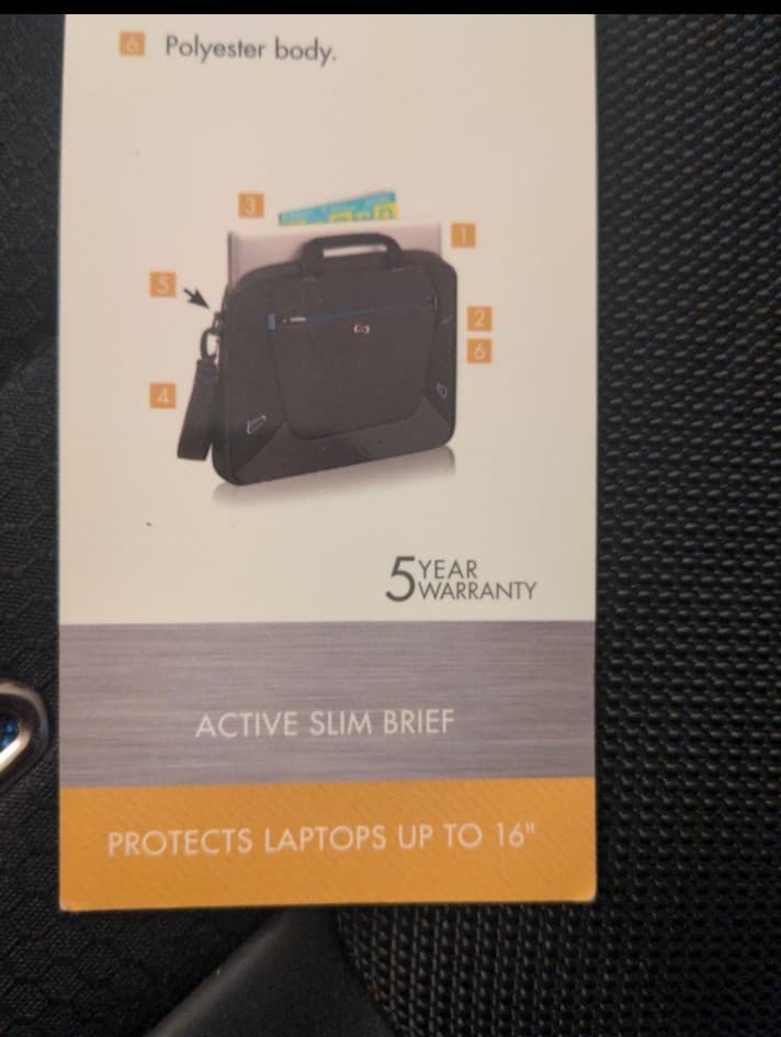 Solo active brief protects laptops up to 16" brand new - Thumbnail 11