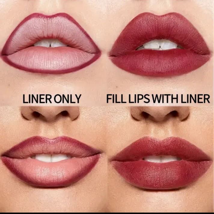 Matte Lip Liner Set - Red, Pink, Brown super luxe super awesome! - Thumbnail 3