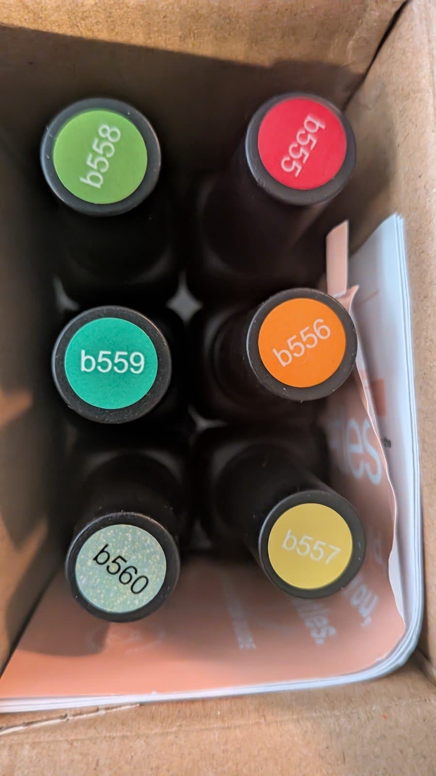 3 six packs UV vibrant nail polish "joyful future" "chasing waves ""jellygels3" - Thumbnail 3