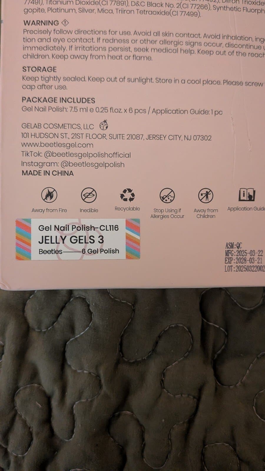 3 six packs UV vibrant nail polish "joyful future" "chasing waves ""jellygels3" - Thumbnail 10