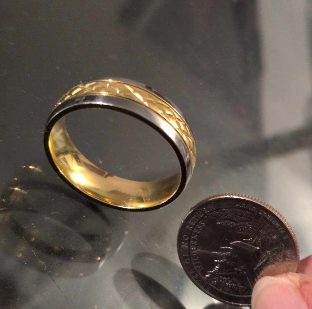 Black P.j titanium mens ring - Thumbnail 3