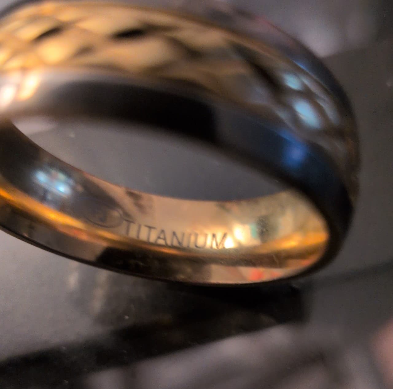 Black P.j titanium mens ring - Thumbnail 4