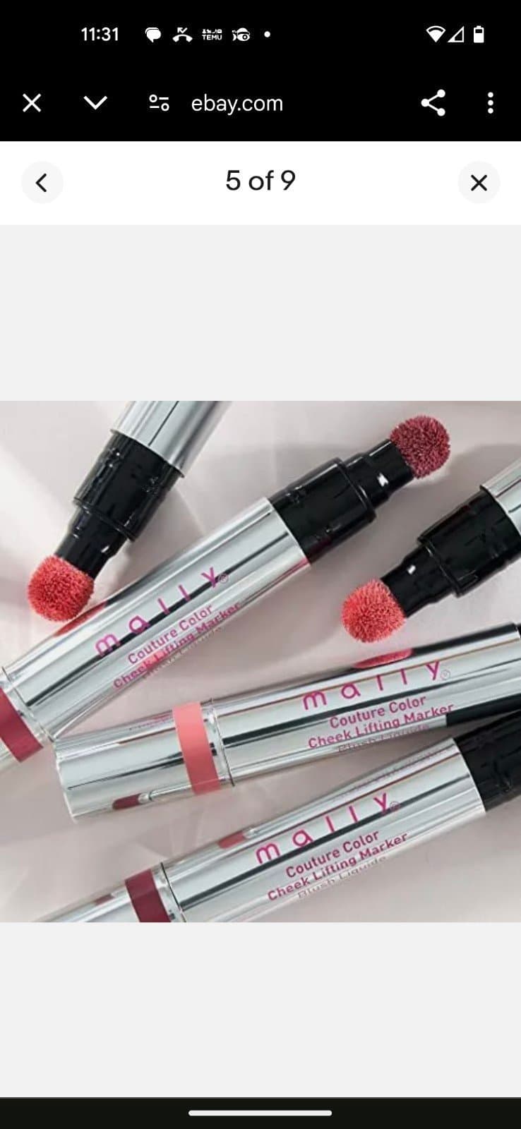 Mally Beauty Couture Color Cheek Lifting Marker - Delicate Dusk- - Thumbnail 5