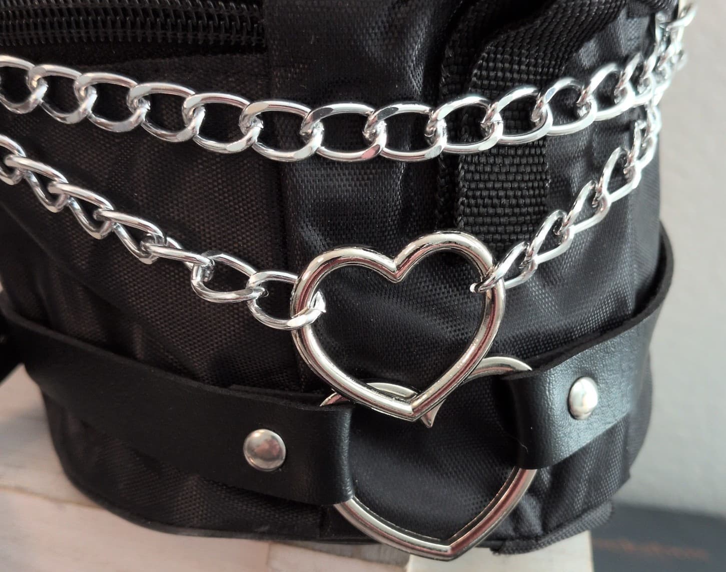 Hot topic Black gothic punk spiked chokers - Thumbnail 5