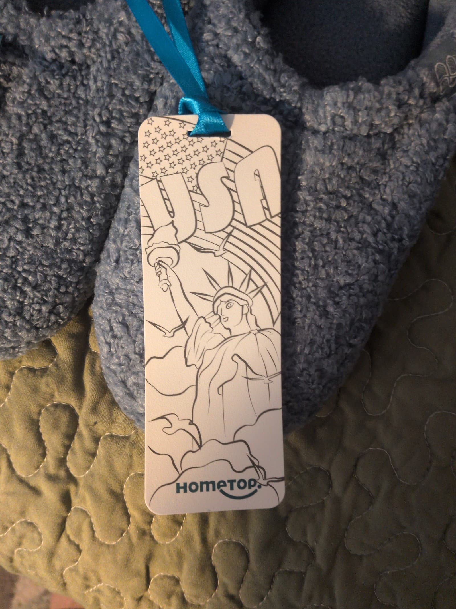 HomeTop women's Fuzzy House Shoes size 7-8 BNWT - Thumbnail 7