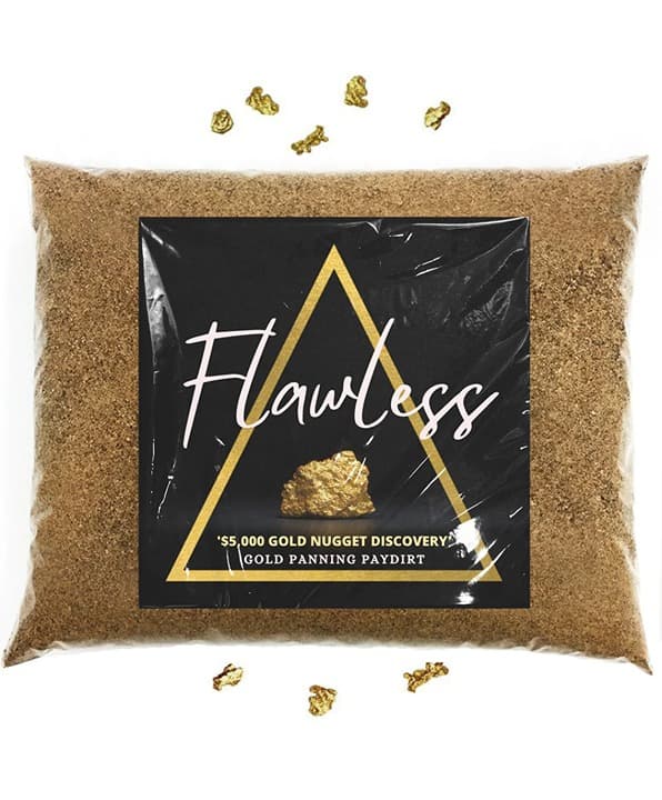 Flawless Reserve pay dirt pay '7 Ounce Nugget Hunt' Gold Paydirt Pan - Image 1