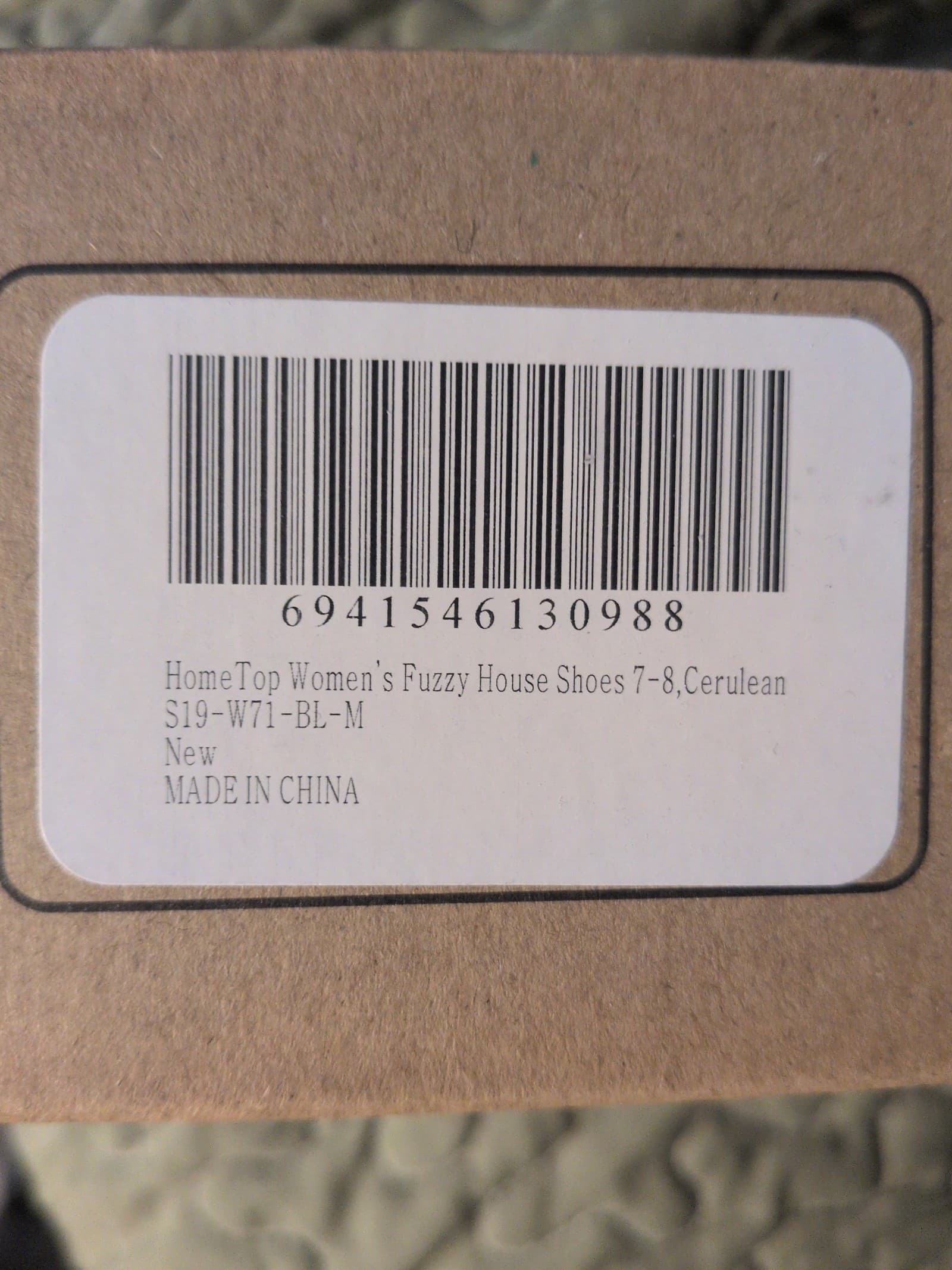 HomeTop women's Fuzzy House Shoes size 7-8 BNWT - Thumbnail 10